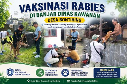 VAKSINASI RABIES DESA BONTIHING